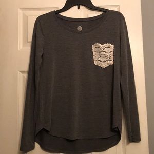 Grey Long Sleeve Shirt